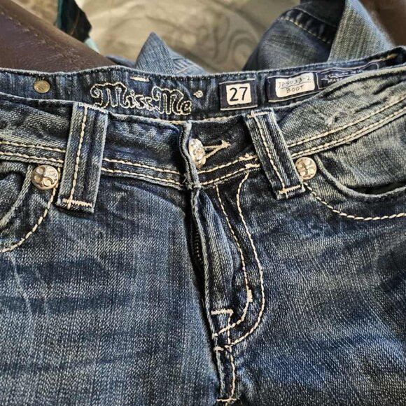 Miss Me Boot Cut Fleur Dele - Picture 2 of 3